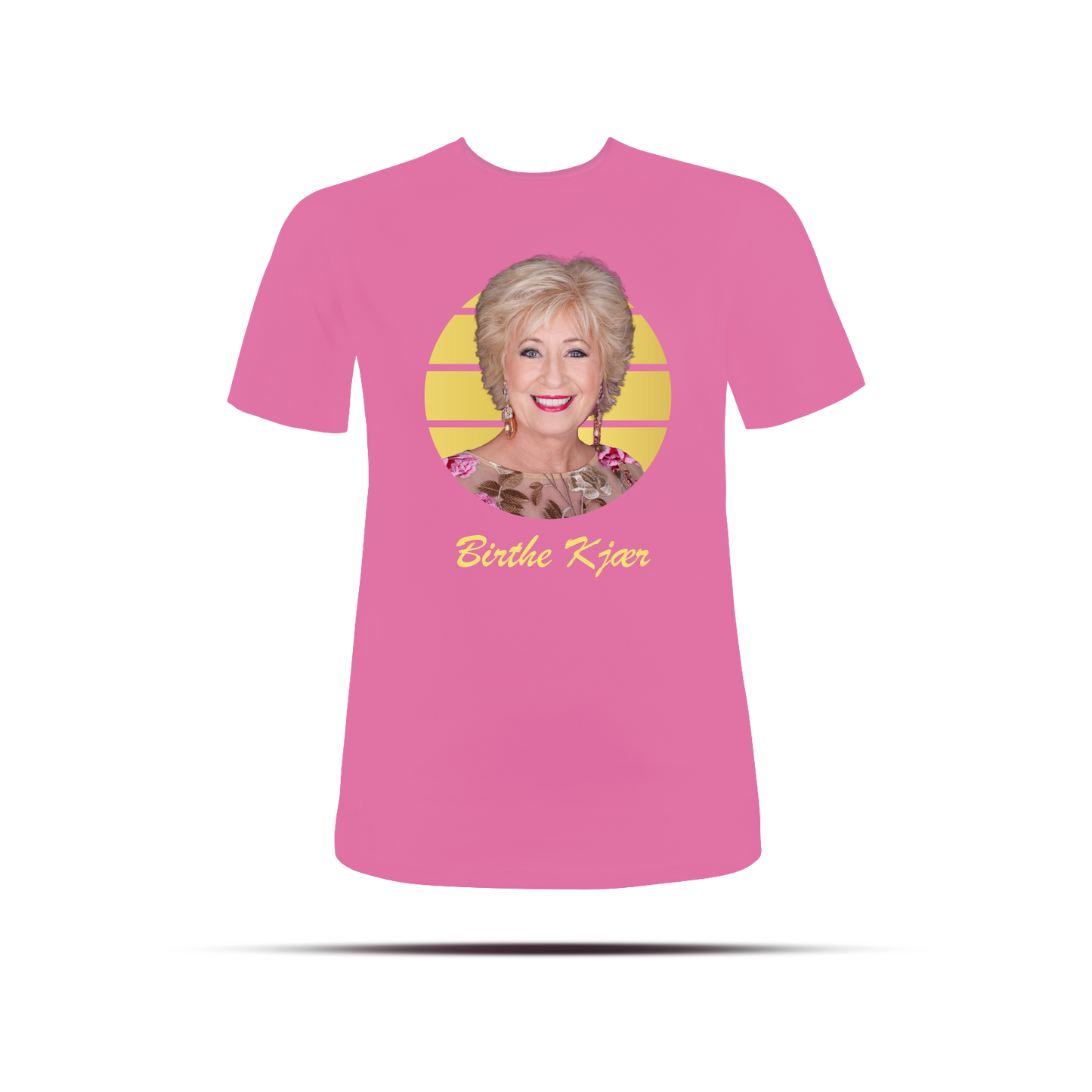 T-Shirt Pink m. Foto af Birthe Kjær