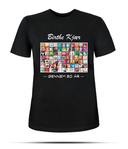 T-Shirt sort. Igennem 50 år.