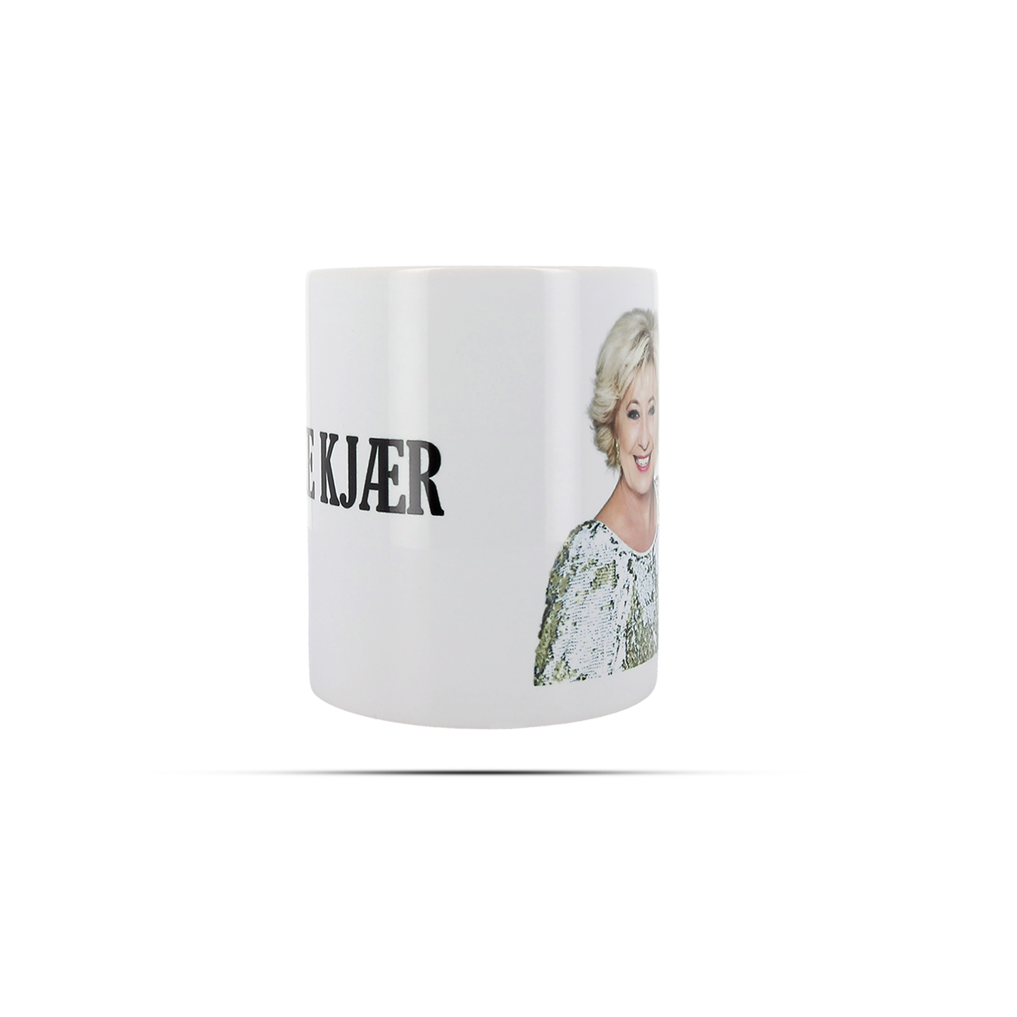 Kop med foto og logo