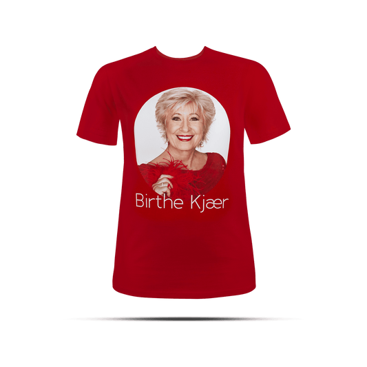 T-shirt - Foto af Birthe - Rød